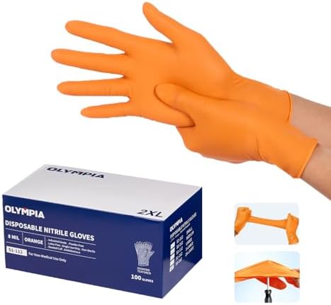 SAS Safety 66573 Astro Grip Powder-Free Nitrile Disposable Glove